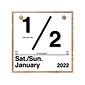 2022 AT-A-GLANCE 6" x 6" Daily Calendar Refill, Today Is, White (K1-50-22)