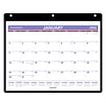 2022 AT-A-GLANCE 8 x 11 Monthly Calendar, White/Red/Purple/Black (SK8-00-22)