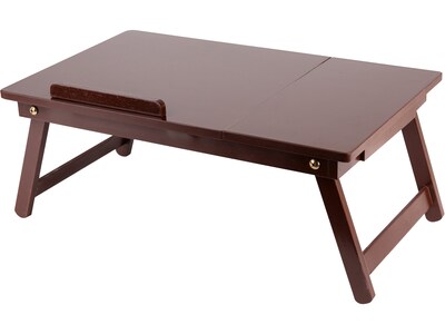 Mind Reader 21.5 x 13.5 Wood Lap Desk, Cherry (BTRAYFULL-CHE)