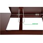 Mind Reader 21.5" x 13.5" Wood Lap Desk, Cherry (BTRAYFULL-CHE)