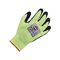 Ergodyne ProFlex 7041 Hi-Vis Nitrile-Coated Cut-Resistant Gloves, ANSI A4, Wet Grip, Lime, Large, 12