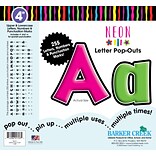 Barker Creek Neon 4 Letter Pop Out, All Age