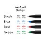 uni-ball Stick Roller Ball Pens, Micro Point, 0.5 mm, Blue Ink (60153)