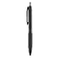 uniball 307 Retractable Gel Pens, Micro Point, 0.5mm, Black Ink, Dozen (1947087)
