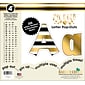 Barker Creek 4" 24k Gold Letter Pop-Outs & Poster Letters, 255 Characters/Pack