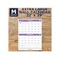 2022 AT-A-GLANCE 29" x 22" Two-Month Calendar, White/Red/Purple (PM9-28-22)