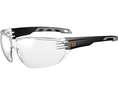 Ergodyne Skullerz VALI Anti-Fog Safety Glasses, Frameless, Clear Lens (59203)