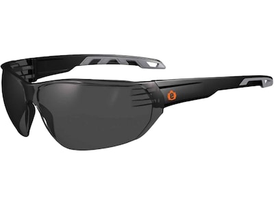 Ergodyne Skullerz VALI Anti-Fog Safety Glasses, Frameless, Smoke Lens (59233)