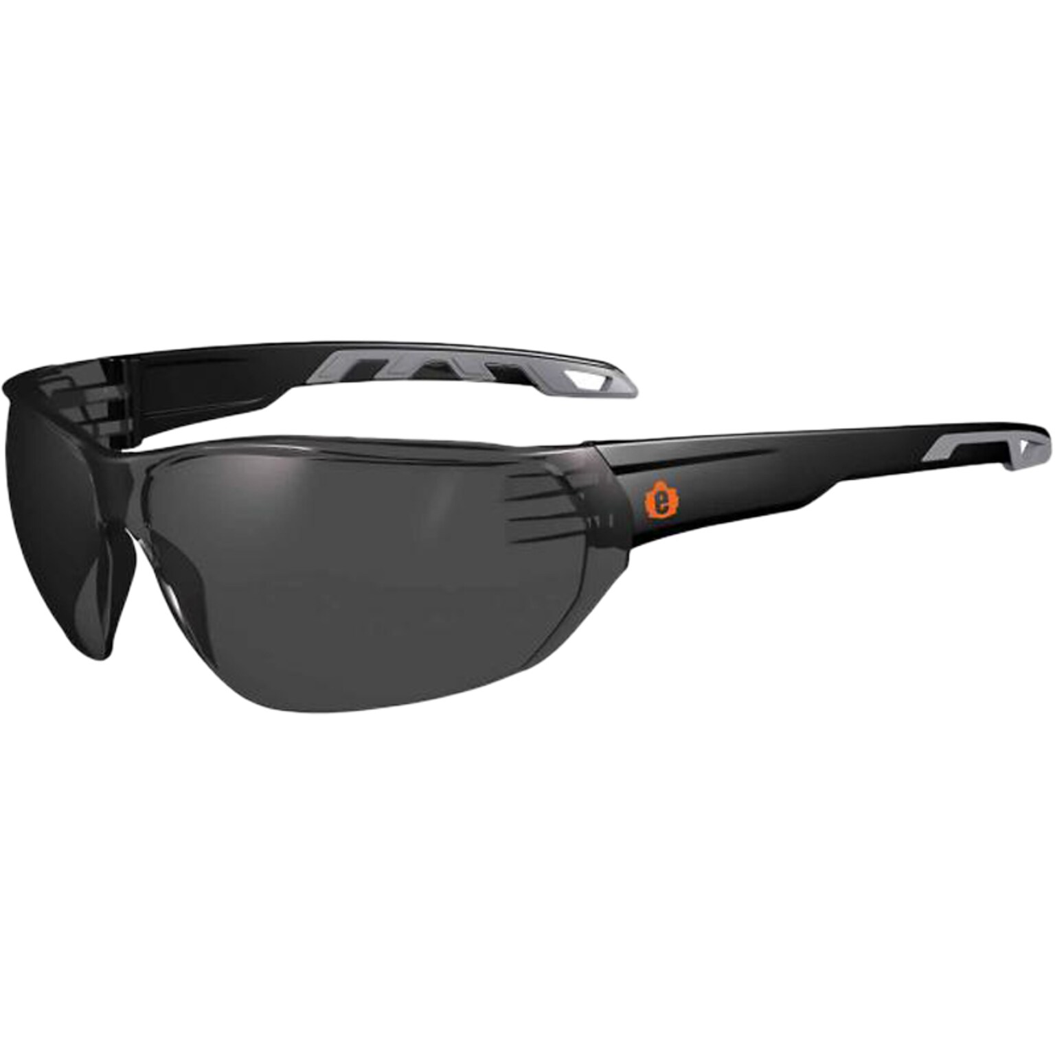 Ergodyne Skullerz VALI Anti-Fog Safety Glasses, Frameless, Smoke Lens (59233)