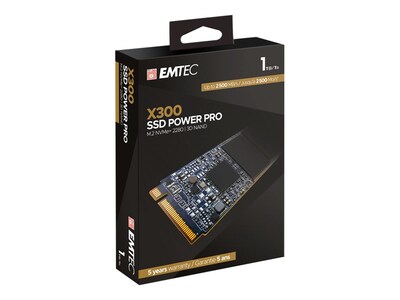 Emtec X300 Power Pro ECSSD1TX300 1TB PCI Express Internal Solid State Drive