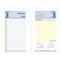 2022 AT-A-GLANCE 6 x 3.5 Daily Calendar Refill, QuickNotes, White (E517-50-22)