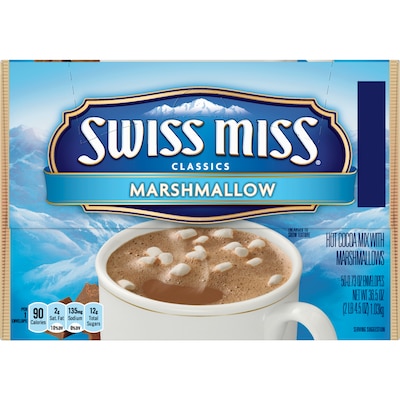 Swiss Miss Marshmallows Cocoa, 0.73 Oz., 50/Box (GOV47492)