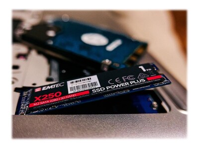 Emtec X250 Power Plus ECSSD1TX250 1TB M.2 SATA Internal Solid State Drive