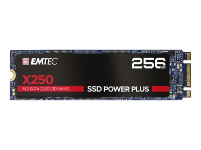 Emtec X250 Power Plus ECSSD256GX250 256GB M.2 SATA Internal Solid State Drive