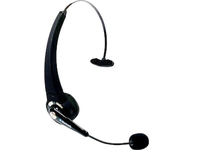 OTM Essentials Pro Wireless Mono Noise Canceling Headset, Over-the-Head, Black (OB-A6A)