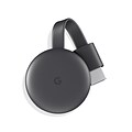 Google Chromecast Streaming Media Player, 3rd Generation, Charcoal (GA00439-US)