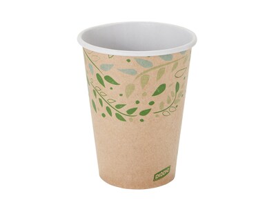 Dixie EcoSmart Fiber Hot/Cold Cups, 12 Oz., Kraft Paper, 1000/Carton (2342R)