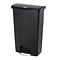 Rubbermaid Slim Jim Step-On Plastic Step Trash Can, 18 Gallon, Black (1883613)