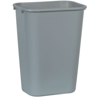Rubbermaid 13-Gallons White Plastic Kitchen Trash Can with Lid