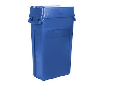 Rubbermaid Slim Jim 23-Gallon Recycling Container, Blue