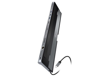 j5create Dual-Display Docking Station for USB-C Enabled Laptops, Black (JCD542)