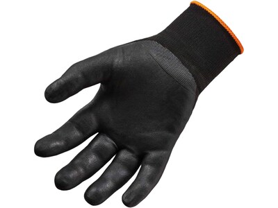 Ergodyne ProFlex 7001 Nitrile Coated Gloves, ANSI Level 3 Abrasion Resistance, Black, Large, 12 Pairs (17954)
