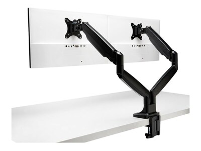 Kensington SmartFit One-Touch Adjustable Dual Monitor Arm, Up to 32", Black (K59601WW)