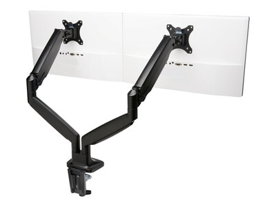 Kensington SmartFit One-Touch Adjustable Dual Monitor Arm, Up to 32", Black (K59601WW)