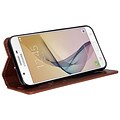 Wallet Case for Samsung Galaxy J7 with Stand brown
