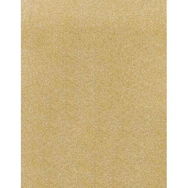 LUX 8 1/2 x 11 Cardstock 250/Pack, Gold Sparkle (81211-C-MS02250)