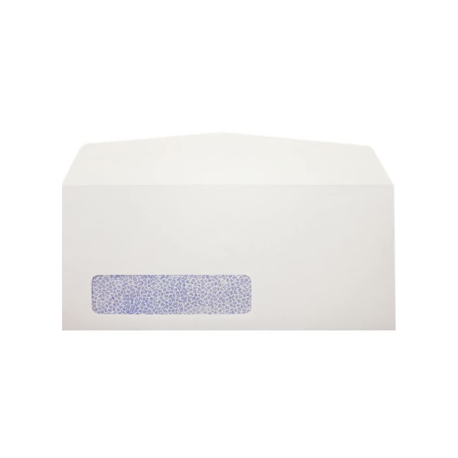 LUX #11 Window Envelopes (4 1/2 x 10 3/8) 500/Pack, 24lb. White w/ Security Tint (43675-ST-500)