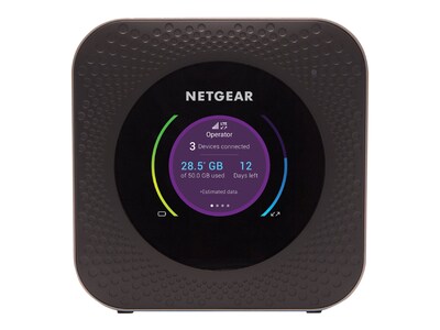 Netgear Nighthawk AC1000 Dual Band Router, Black (MR1100-100NAS)