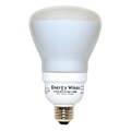 Bulbrite Compact Fluorescent (CFL) R30 15W Dimmable 2700K Warm White Light Bulb, 2 Pack (514215)