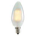 Bulbrite LED B11 4.5W Dimmable Frost 2700K Warm White Light Bulb, 4 Pack (776672)