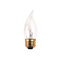 Bulbrite Incandescent (INC) CA10 40W Dimmable Clear 2700K Warm White Light Bulb, 50 Pack (408040)