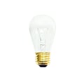 Bulbrite Incandescent S14 11W Dimmable Clear 2700K Warm White Light Bulb, 25 Pack (701111)