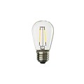 Bulbrite LED S14 2.5W Dimmable 2700K Warm White Light Bulb, 4 Pack (776651)