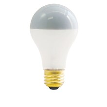 Bulbrite Incandescent (INC) A19 60W Dimmable Frost Silver Bowl 2700K Warm White Light Bulb, 8 Pack (