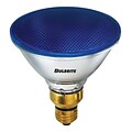 Bulbrite Halogen PAR38 90W Dimmable 2900K Blue Light Bulb, 2 Pack (683903)