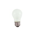 Bulbrite Incandescent (INC) A15 25W Dimmable Appliance Frost 2700K Warm White Light Bulb, 12 Pack (104025)
