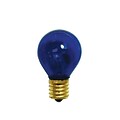 Bulbrite Incandescent (INC) S11 10W Dimmable Transparent Blue Light Bulb, 25 Pack (702310)