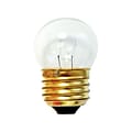 Bulbrite Incandescent S11 7.5W Dimmable Clear 2700K Warm White Light Bulb, 25 Pack (702107)