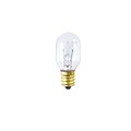 Bulbrite Incandescent T7 15W Dimmable Clear 2700K Warm White Light Bulb, 25 Pack (706115)