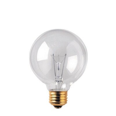 Bulbrite 40 Watt Dimmable Clear G25 Incandescent Light Bulbs with Medium (E26) Base, 2700K Warm Whit