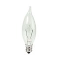 Bulbrite Krypton CA8 10W Dimmable Clear 2700K Warm White Light Bulb, 20 Pack (460310)