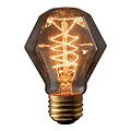 Bulbrite Incandescent (INC) GEM 40W Dimmable Nostalgic 2200K Antique Amber Light Bulb, 4 Pack (132518)