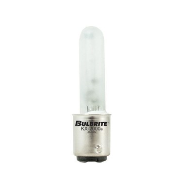 Bulbrite Krypton/Xenon (KX) T3 60W Dimmable Frost 2700K WArm White Light Bulb, 2 Pack (473261)