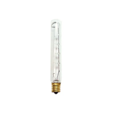 Bulbrite Incandescent (INC) T6.5 20W Dimmable Clear 2700K Warm White Light Bulb, 25 Pack (707320)