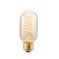 Bulbrite Incandescent (INC) T14 40W Dimmable Nostalgic 2200K Antique Amber Light Bulb, 4 Pack (134014)