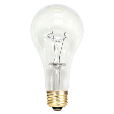 Bulbrite Incandescent (INC) A21 150W Dimmable Clear 2700K Warm White Light Bulb, 12 Pack (101151)